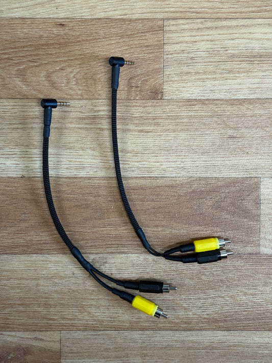 cable 2 rca to trrs - made to order