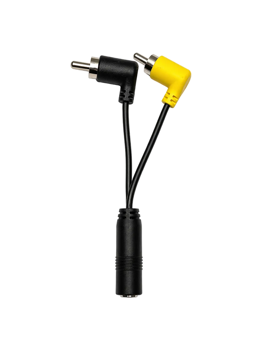 2x RCA / Cinch auf 3.5 mm Klinke (weiblich) Adapter – für Sony CCD-TRV Serie – Tapeless Camcorder Setup
