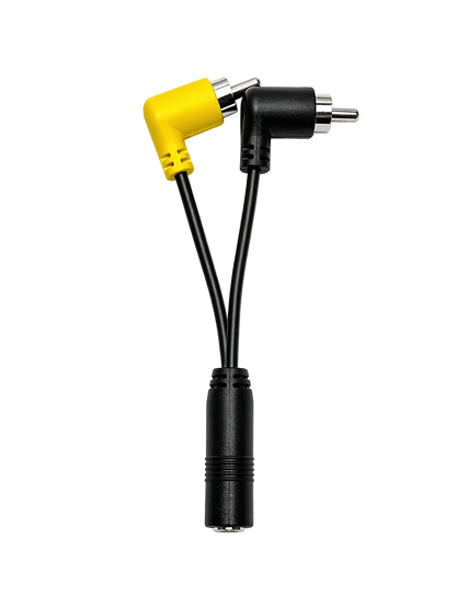 2x RCA / Cinch auf 3.5 mm Klinke (weiblich) Adapter – für Sony CCD-TRV Serie – Tapeless Camcorder Setup