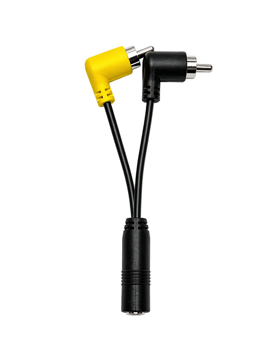 2x RCA / Cinch auf 3.5 mm Klinke (weiblich) Adapter – für Sony CCD-TRV Serie – Tapeless Camcorder Setup