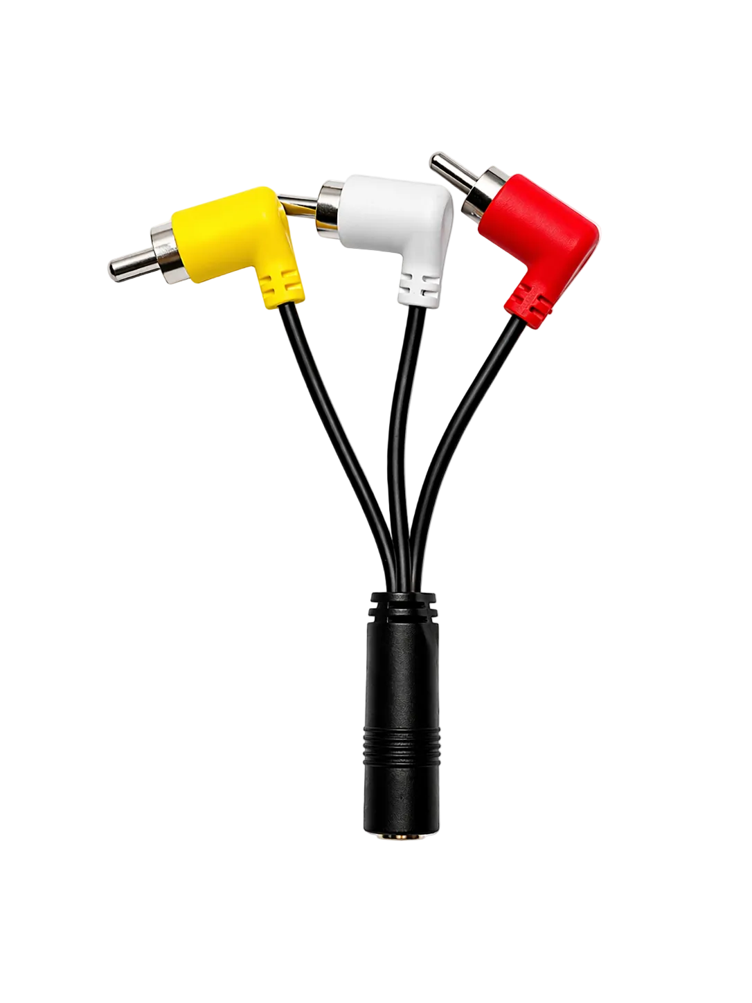 3x RCA / Cinch auf 3.5mm Klinke Adapter (Female) – für Sony VX1000, VX2000, VX2100 – Tapeless Camcorder Setup