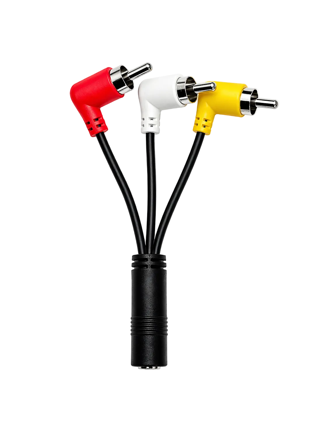 3x RCA / Cinch auf 3.5mm Klinke Adapter (Female) – für Sony VX1000, VX2000, VX2100 – Tapeless Camcorder Setup