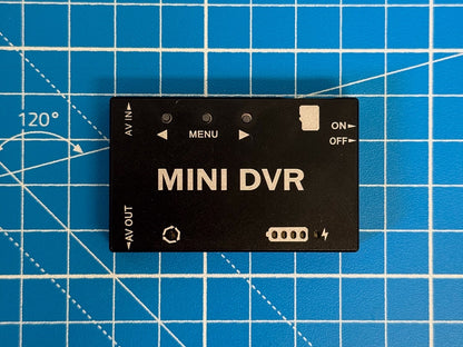 MiniDVR FPV Recorder – Compact Tapeless Video Recorder for Camcorders – AVI Output, Built-In Battery