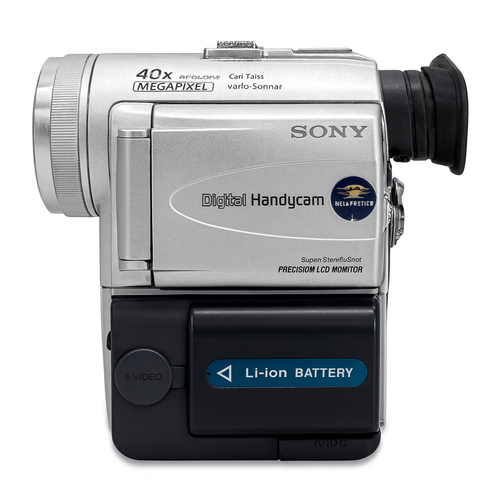 Sony DCR-PC100E Camcorder – Tested for Tapeless Recording – incl. 2x New Batteries + Charger