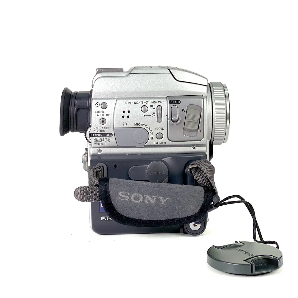 Sony DCR-PC110E Camcorder – Tested for Tapeless Recording – incl. 2x New Batteries + Charger