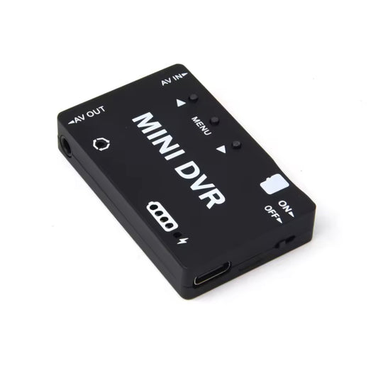 MiniDVR FPV Recorder – Compact Tapeless Video Recorder for Camcorders – AVI Output, Built-In Battery